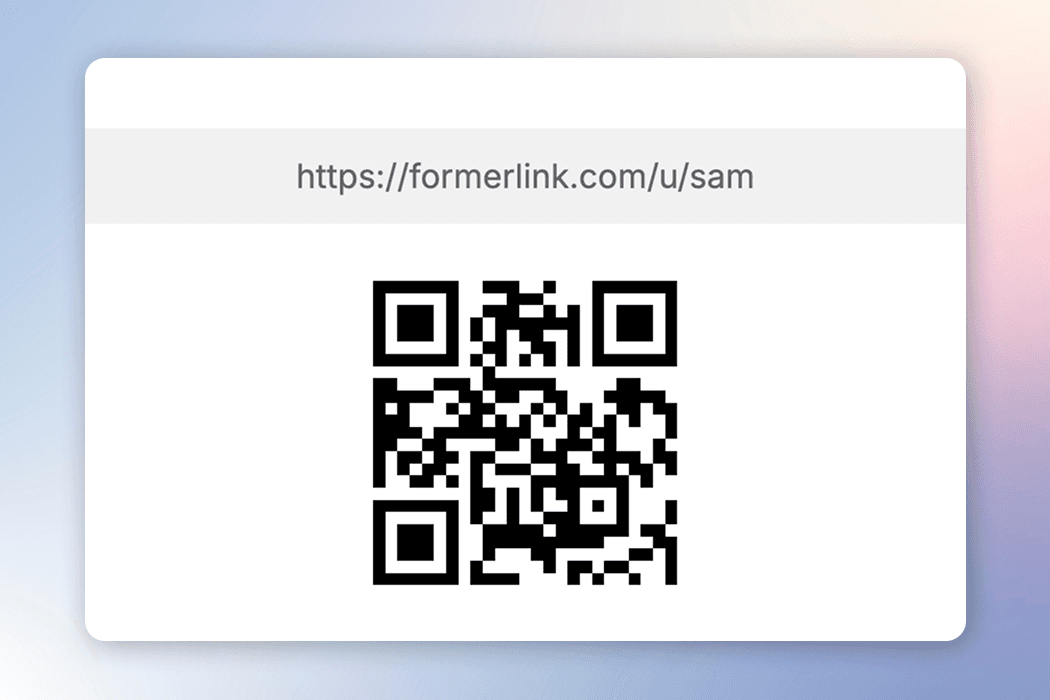 Showcase QR code